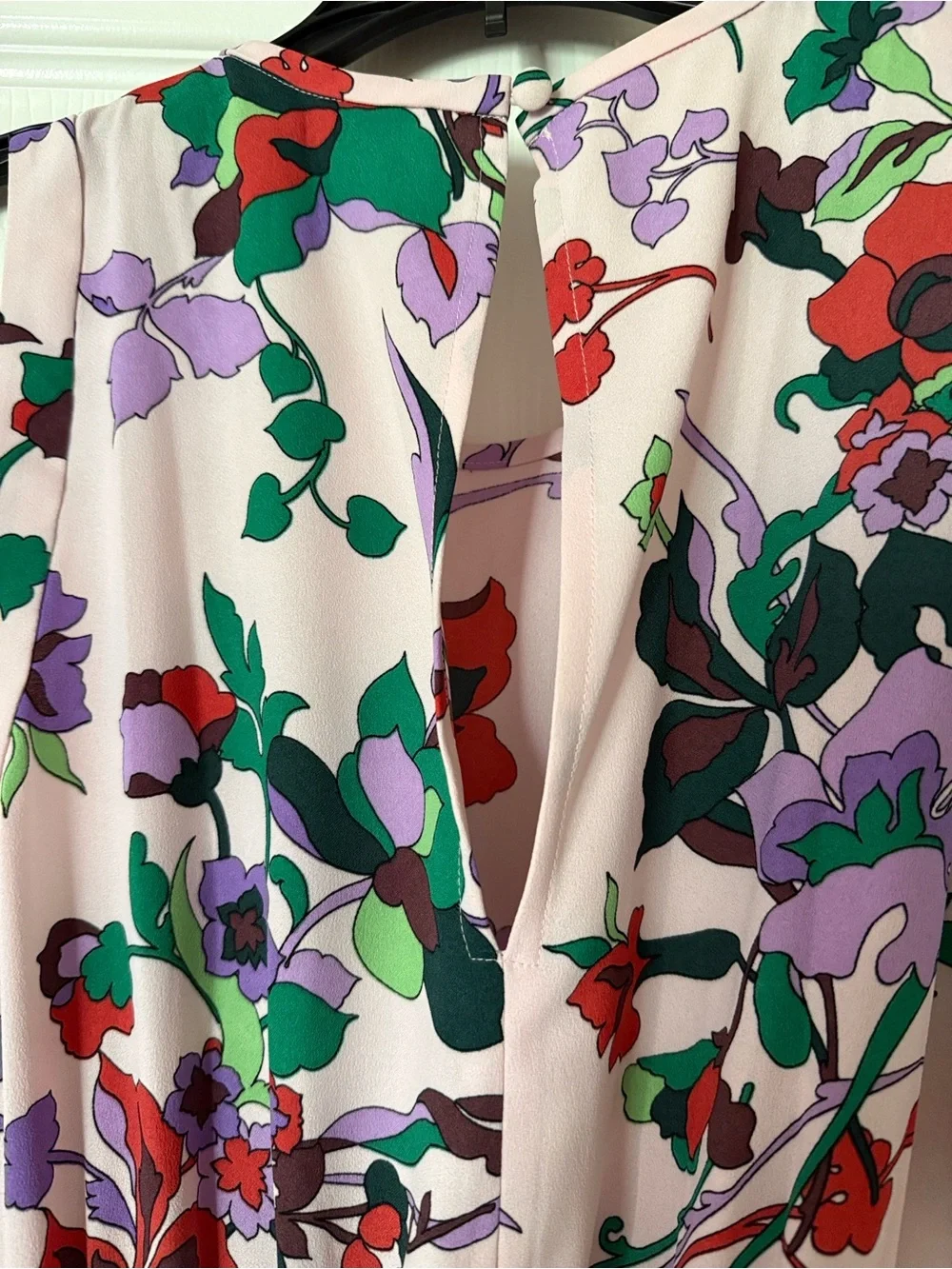 kate spade Lavender Floral Print Midi Dress